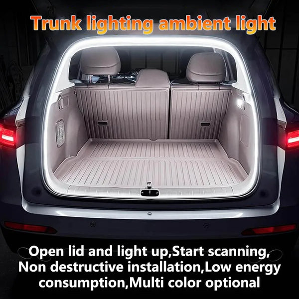 Bande LED de coffre voiture, éclairage d'ambiance